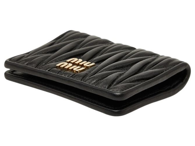 Tarjetero Miu Miu Matelassé Negro - vista 4