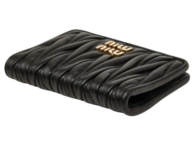 Tarjetero Miu Miu Matelassé Negro - vista 5