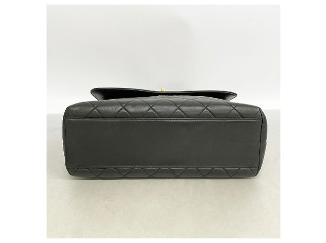 Borsa Chanel Matelassé in pelle d'agnello Nero - vista 3