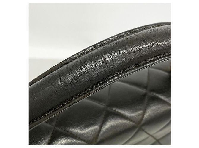 Borsa Chanel Matelassé in pelle d'agnello Nero - vista 8