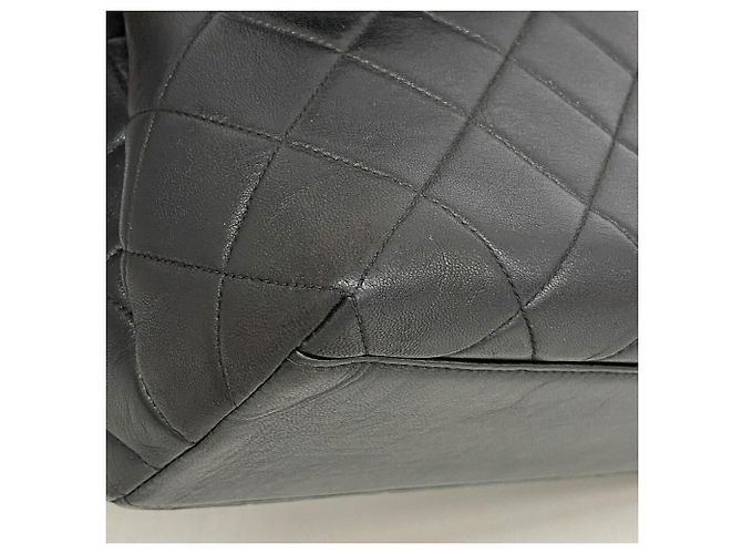 Borsa Chanel Matelassé in pelle d'agnello Nero - vista 9