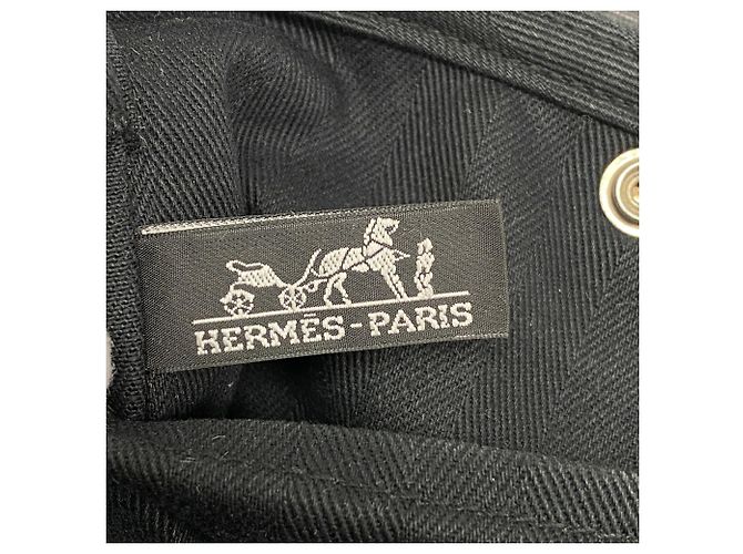 Hermès Sac Cabas Hermes Valparaiso PM Noir - vue 5