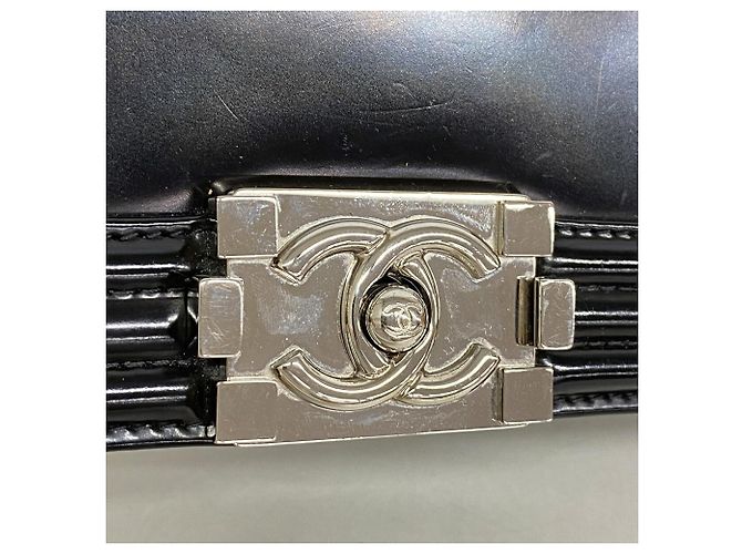 Bolsa de Ombro Chanel Boy Chain Preto - vista 11