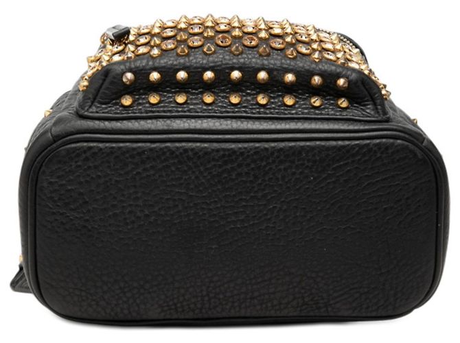 MCM Visetos Studded Backpack Black - view 3