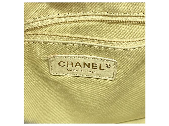 Chanel Deauville Shopper mit Kette Marineblau - Ansicht 5