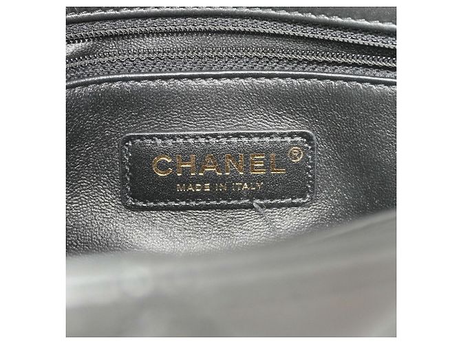 Borsa Chanel in pelle d'agnello nera Nero - vista 5