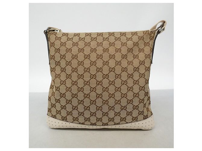 Borsa a tracolla Gucci GG Canvas Beige - vista 13