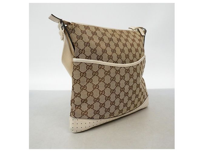 Borsa a tracolla Gucci GG Canvas Beige - vista 2