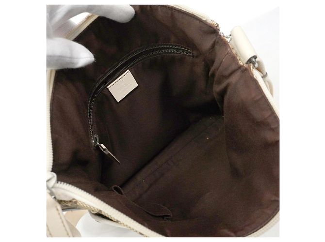 Borsa a tracolla Gucci GG Canvas Beige - vista 4