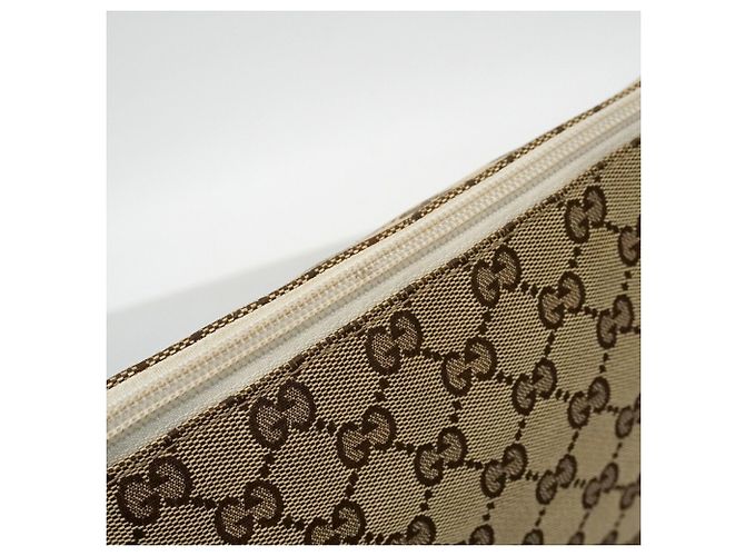 Borsa a tracolla Gucci GG Canvas Beige - vista 8