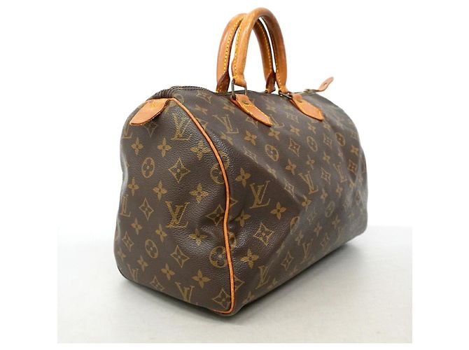 Bolso Louis Vuitton Monogram Speedy 30 Castaño - vista 2