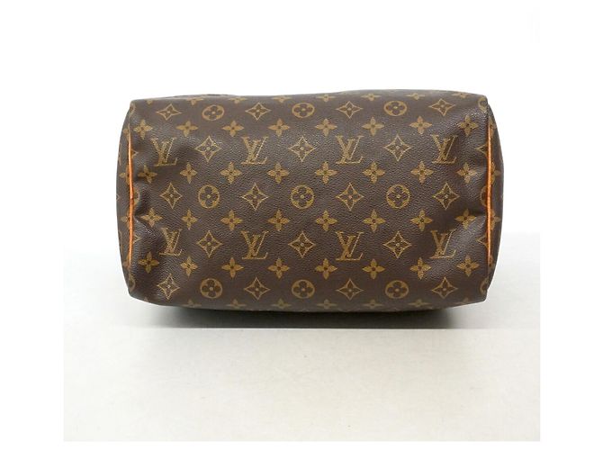 Bolso Louis Vuitton Monogram Speedy 30 Castaño - vista 3