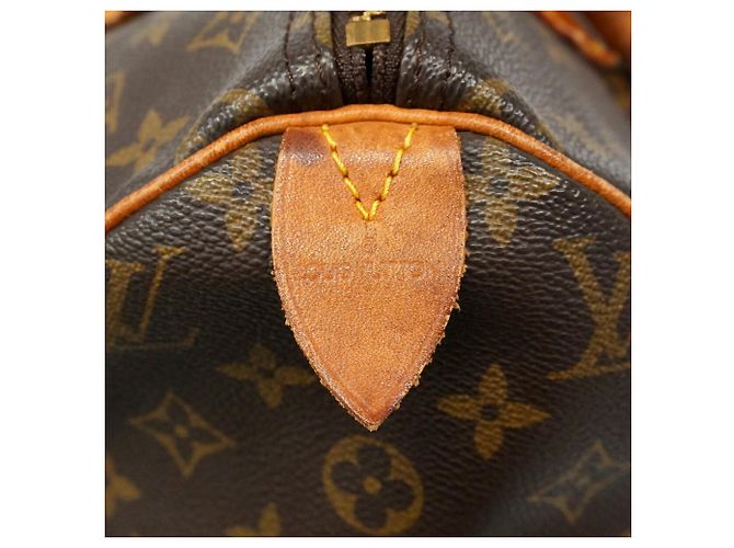 Bolso Louis Vuitton Monogram Speedy 30 Castaño - vista 5