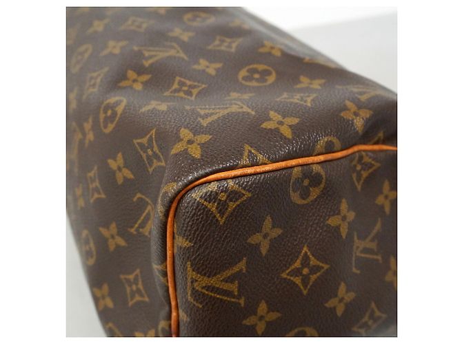 Bolso Louis Vuitton Monogram Speedy 30 Castaño - vista 6