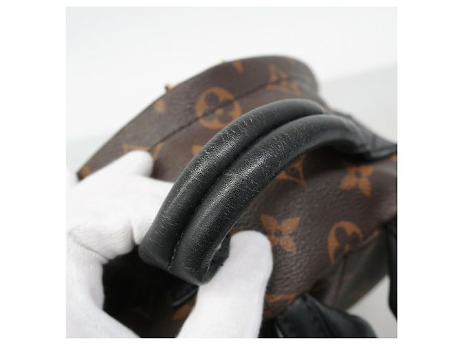 Louis Vuitton Monogram Palm Springs Rucksack PM Braun - Ansicht 9