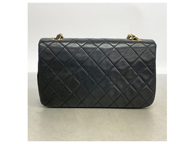 Bolsa de Ombro com Corrente Chanel Matelassé Preto - vista 12