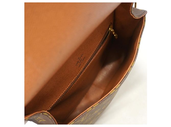 Sac à épaule Louis Vuitton Monogram Saint Cloud GM Marron - vue 4