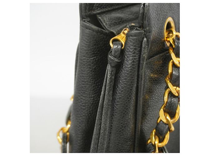 Chanel Triple Coco Chain Tote Bag Schwarz - Ansicht 10