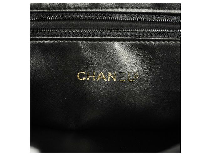 Chanel Triple Coco Chain Tote Bag Schwarz - Ansicht 5
