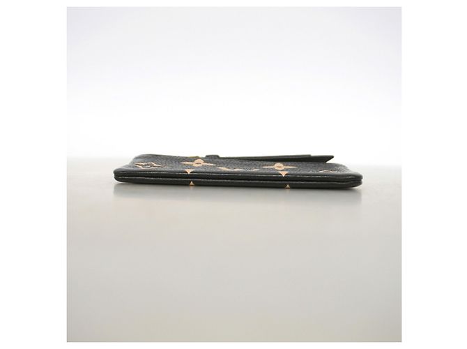 Louis Vuitton Monogram Empreinte Bicolor Pochette Clé Coin Case Nero Beige - vista 3