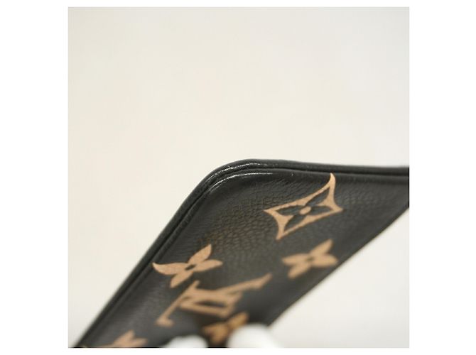 Louis Vuitton Monogram Empreinte Bicolor Pochette Clé Coin Case Nero Beige - vista 6