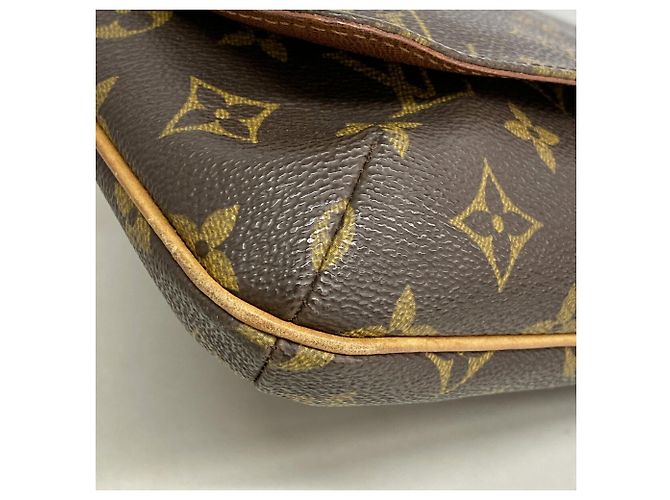 Louis Vuitton Monogram Musette Tango Schultertasche Braun - Ansicht 7