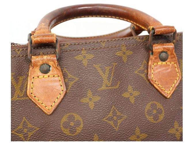 Borsa a mano Louis Vuitton Monogram Speedy 40 Marrone - vista 12