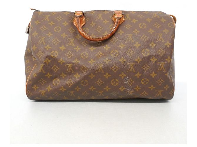 Borsa a mano Louis Vuitton Monogram Speedy 40 Marrone - vista 13