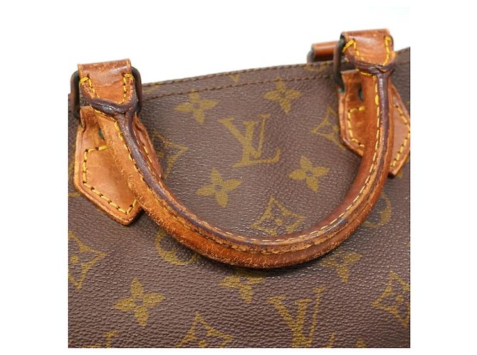 Borsa a mano Louis Vuitton Monogram Speedy 40 Marrone - vista 8