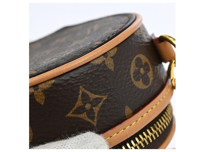 Louis Vuitton Boite Chapeau Coin Purse Monogram Canvas Micro Castaño - vista 7