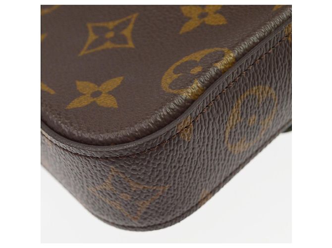 Pochette Félicie Louis Vuitton Felicie Strap & Go Monogram Canvas Large Marrone - vista 7