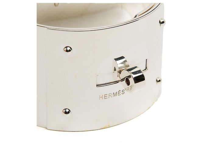 Hermès Kelly Grand Modèle Bracciale Argento Sterling XL - vista 3