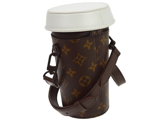 Louis Vuitton Coffee Cup Convertible Everyday Signature Vintage Monogram Canvas Marron - vue 2