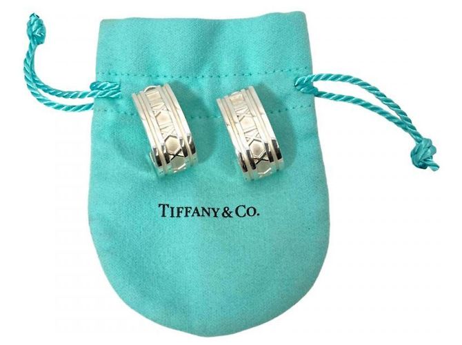 Autre Marque Orecchini a lobo Tiffany & Co. Silver 925 - vista 8