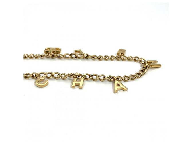 Collar Chanel bañado en oro Dorado - vista 3