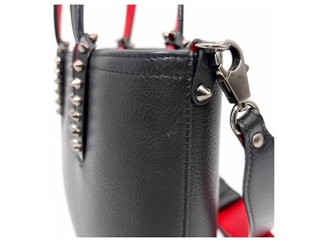 Christian Louboutin Cabata Mini 2-Way Handbag Black - view 9