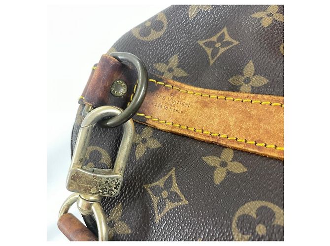 Louis Vuitton Keepall 50 Bandoulière Boston Bag Marrone - vista 6