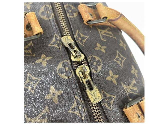 Louis Vuitton Keepall 50 Bandoulière Boston Bag Marrone - vista 8