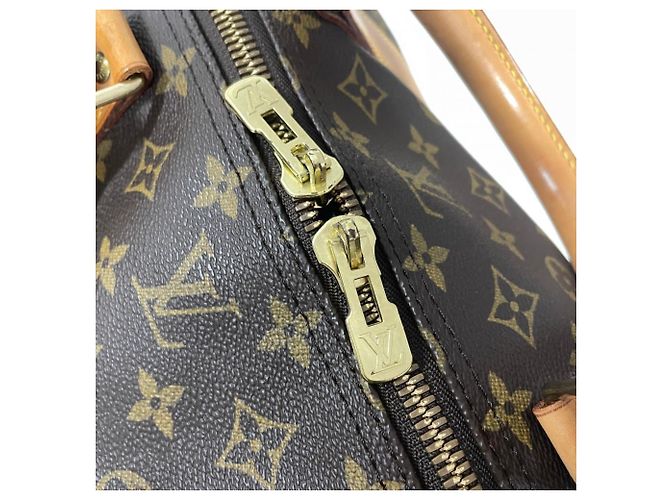 Bolsa Boston Louis Vuitton Keepall 60 em castanho Marrom - vista 6