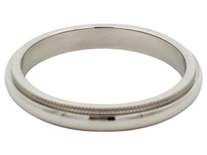 Autre Marque Tiffany & Co. Milgrain Ring aus Platin - Ansicht 3