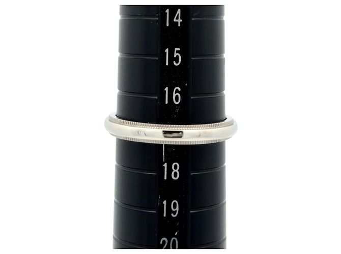 Autre Marque Tiffany & Co. Milgrain Ring aus Platin - Ansicht 6
