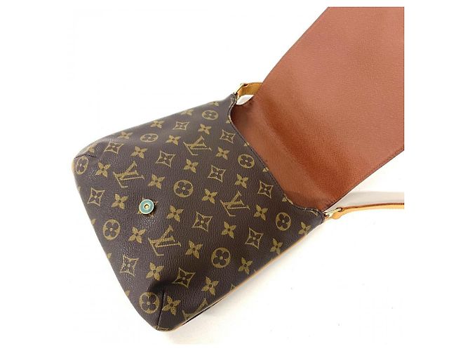 Louis Vuitton Schultertasche aus braunem Monogram Canvas - Ansicht 4