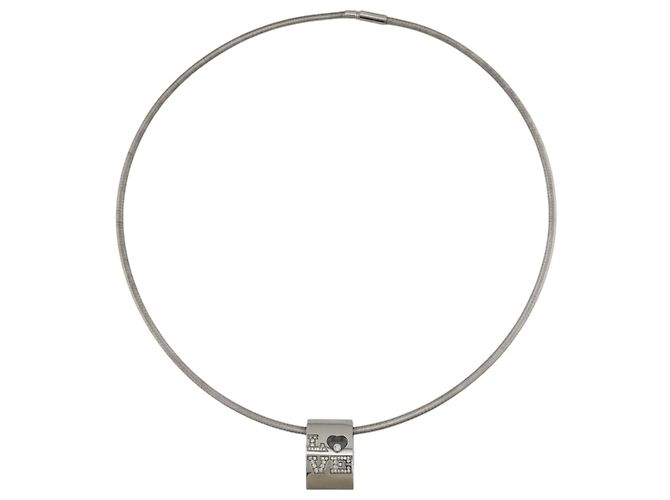 Chopard Happy Diamonds Love Halskette Silber - Ansicht 8