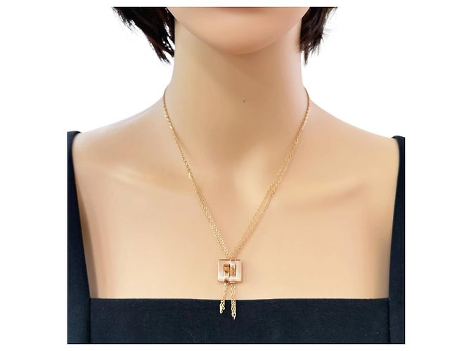 Collana Boucheron Deschené in oro rosa 18K D'oro - vista 2