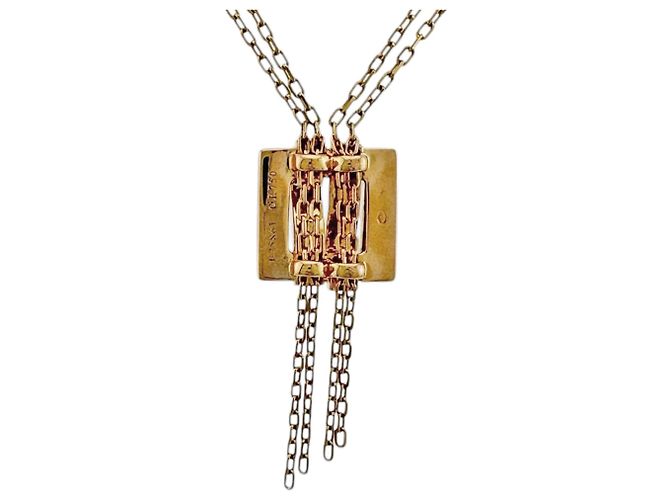 Collana Boucheron Deschené in oro rosa 18K D'oro - vista 3
