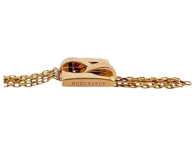 Collana Boucheron Deschené in oro rosa 18K D'oro - vista 4