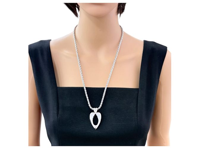 Piaget Doll Halskette aus Weißgold Silber - Ansicht 2