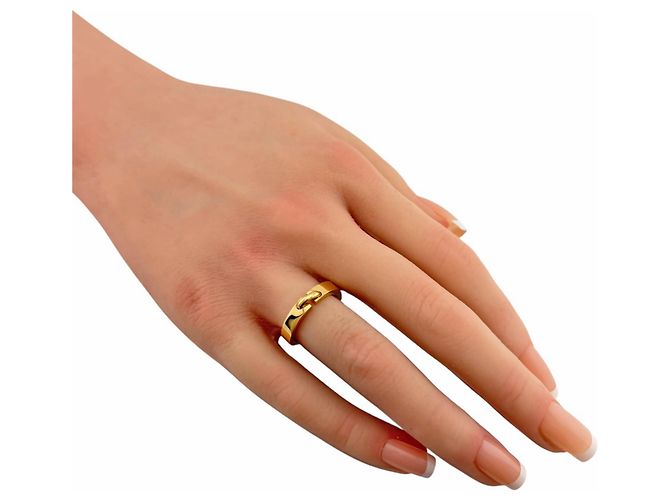 Anello Chaumet Liens Evidence in oro giallo 18K D'oro - vista 2