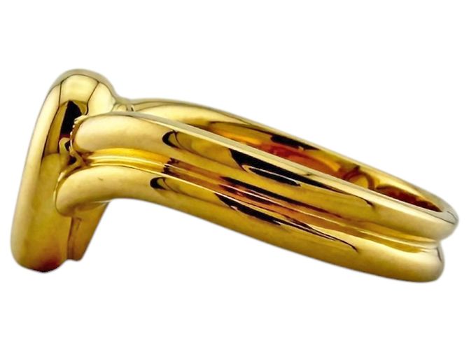 Chopard Happy Diamonds Drop Ring Golden - view 4