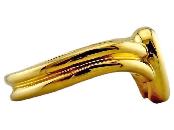 Chopard Happy Diamonds Drop Ring Golden - view 6